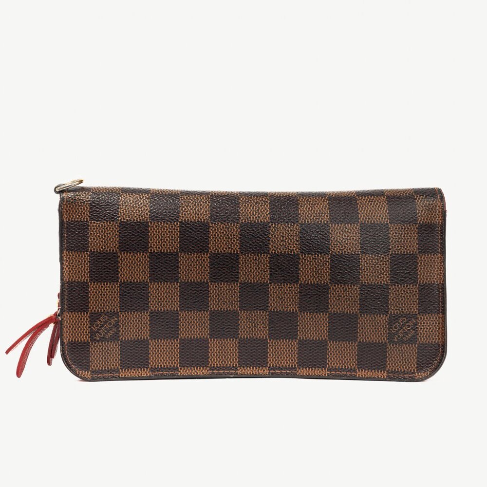 Louis Vuitton Insolite Monogram Canvas & Rouge Wallet